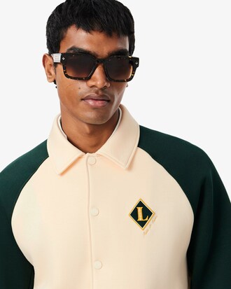 Veste varsity fabriqu&eacute;e en France badge