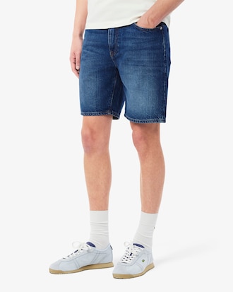 Bermuda straight fit en denim