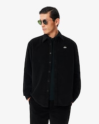 Chemise velours c&ocirc;tel&eacute; regular fit