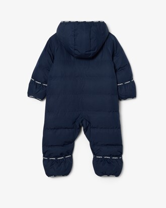 Combinaison bébé à capuche taffetas