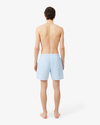 Short de bain mi-long rayures