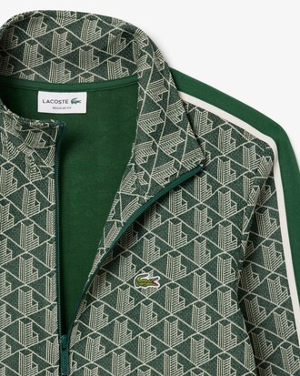 Veste de survêtement zippée Paris jacquard