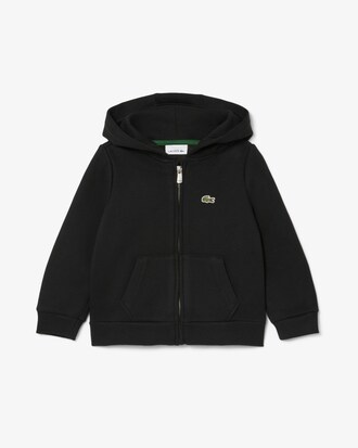 Sweatshirt zippé à capuche mixte molleton
