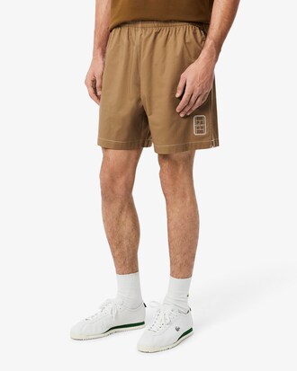 Short twill de coton relaxed fit