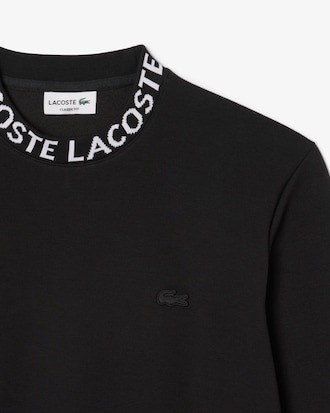 Sweatshirt jersey marquage jacquard
