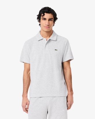 Polo classic fit en tissu éponge