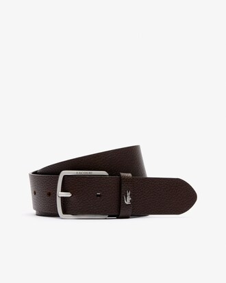 Ceinture en cuir grain&eacute;