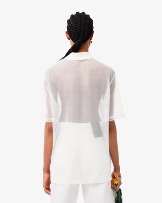 Polo oversize mesh Défilé