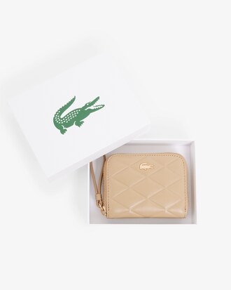 Petit porte-monnaie Crocodelle en cuir