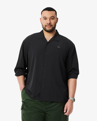 Chemise légère tissu perforé relaxed fit