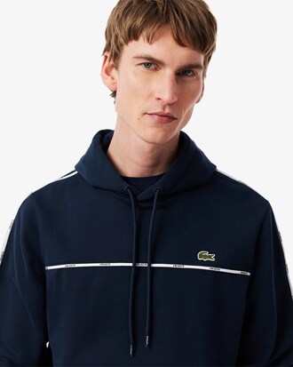 Sweatshirt classic fit bandes sigl&eacute;es