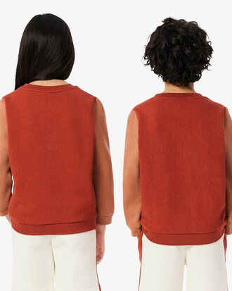 Sweatshirt molleton color-block