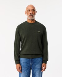 Pull en laine cardée col rond