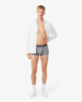 Lot de 3 boxers courts coton stretch