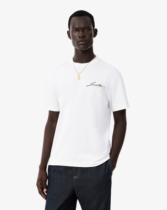 T-shirt fabriqu&eacute; en France signature brod&eacute;e