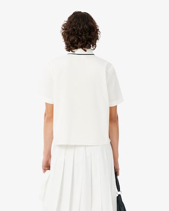 Chemise effet Petit Piqu&eacute; oversize