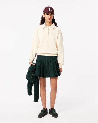 Sweatshirt polo molleton brodé