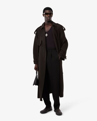 Trench-coat laine Défilé