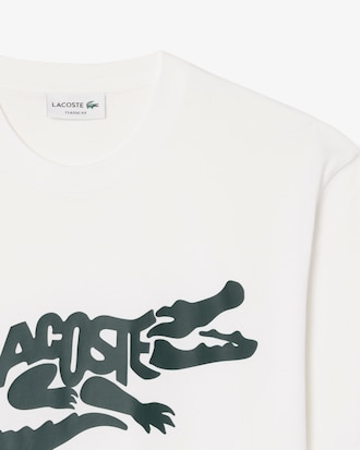 T-shirt coton imprim&eacute; classic fit