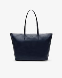 Grand sac cabas zipp&eacute; L.12.12 cuir uni