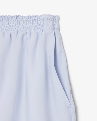 Short oversize lin m&eacute;lang&eacute;