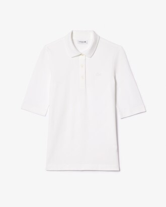 Polo L.12.D slim fit manches trois-quarts