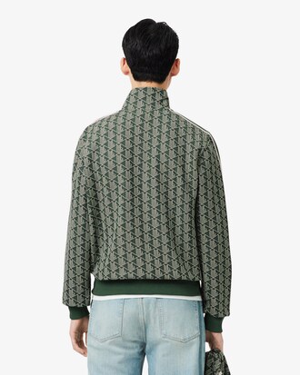 Veste de surv&ecirc;tement zipp&eacute;e Paris jacquard