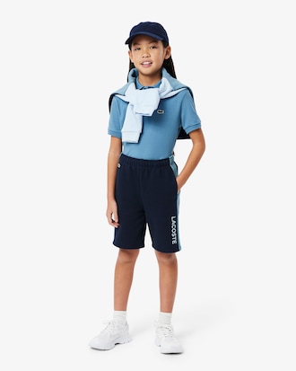 Short color-block molleton
