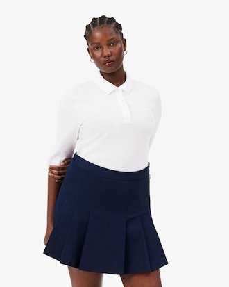 Polo L.12.D slim fit manches trois-quarts