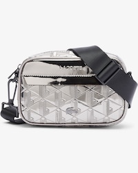 Petit sac reporter The Blend argent&eacute;
