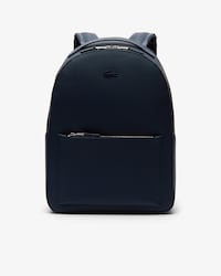 Sac &agrave; dos zipp&eacute; Chantaco en cuir souple uni