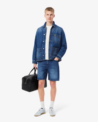 Bermuda straight fit en denim