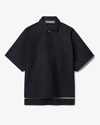 Polo denim oversize D&eacute;fil&eacute;