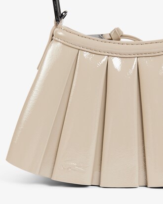 Mini sac Lenglen cuir verni D&eacute;fil&eacute;