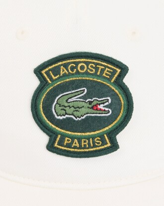 Casquette coton avec badge