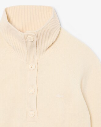 Pull col montant laine