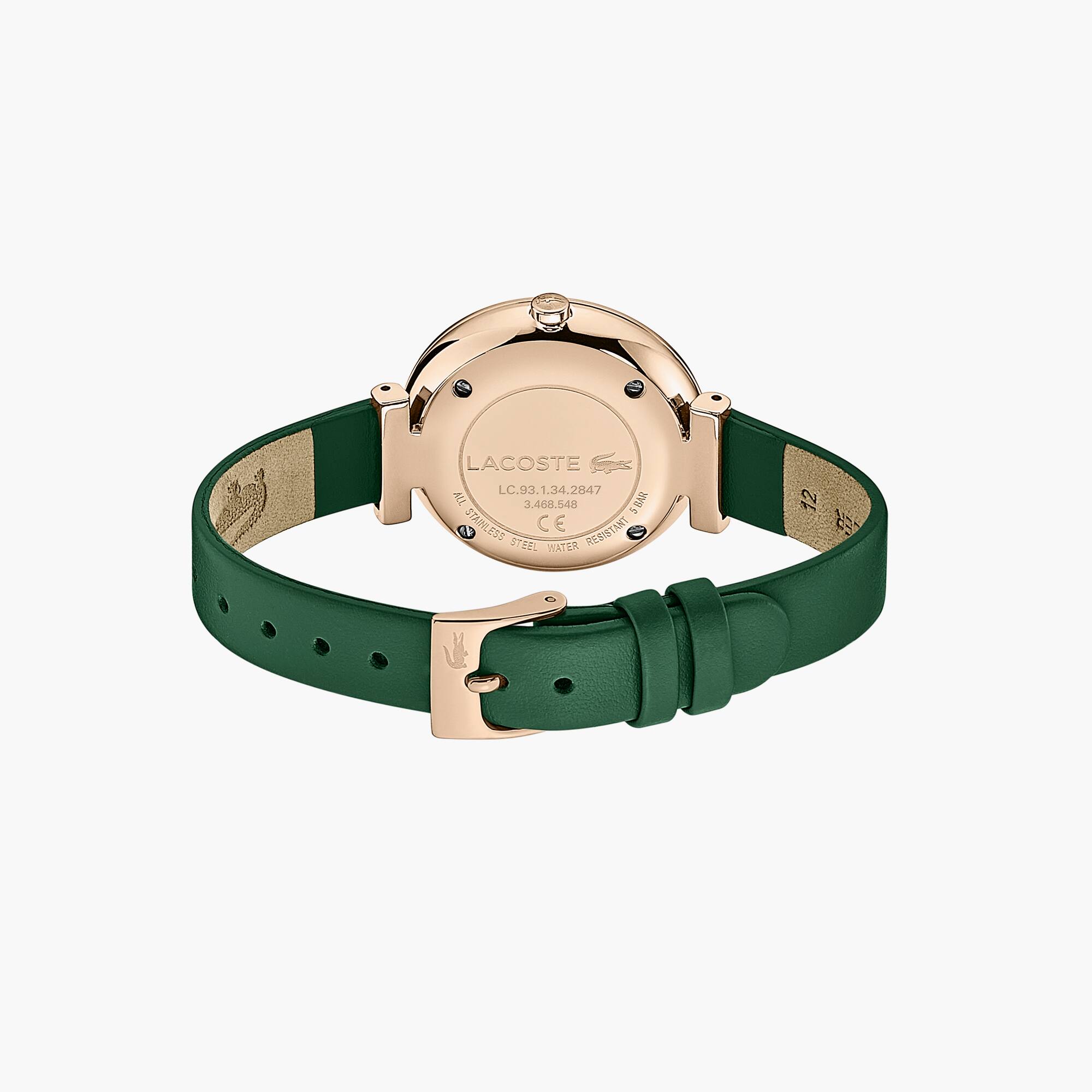 Montre Lacoste Geneva bracelet en cuir vert | LACOSTE