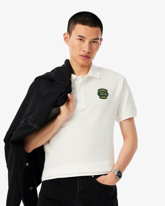 Polo classic fit en Petit Piqué avec badge