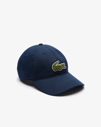 Casquette twill de coton badge Crocodile