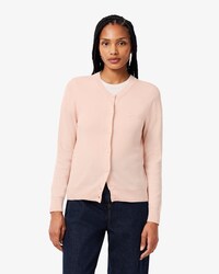 Cardigan coton maille 3D