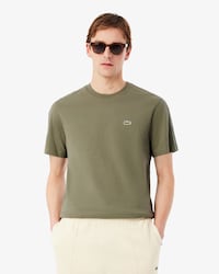 T-shirt coton &eacute;pais bande sigl&eacute;e