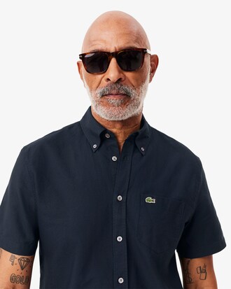 Chemise manches courtes regular fit Oxford