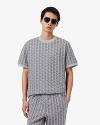 T-shirt jacquard monogramme