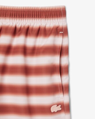 Short de bain court à rayures