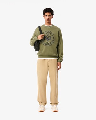Sweatshirt loose fit molleton imprimé