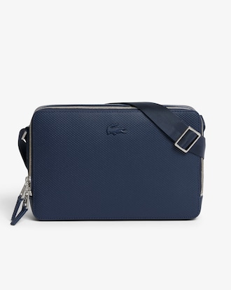 Sac reporter Chantaco en cuir piqu&eacute;