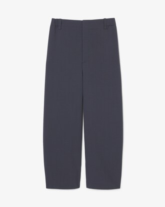 Pantalon tailleur jacquard straight fit D&eacute;fil&eacute;