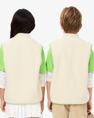 Veste polaire sans manche col montant