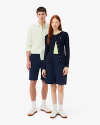 Short relaxed fit molleton