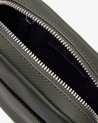 Sacoche zippée verticale Men's Classic en petit piqué uni